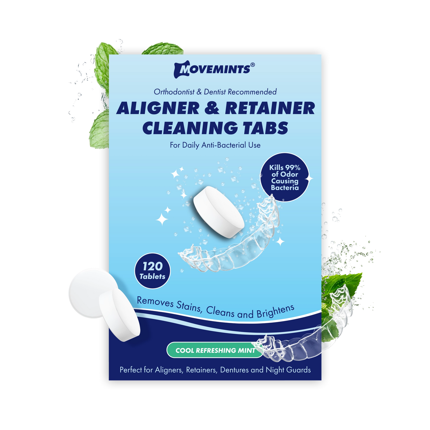Aligner & Retainer Cleaning Tabs
