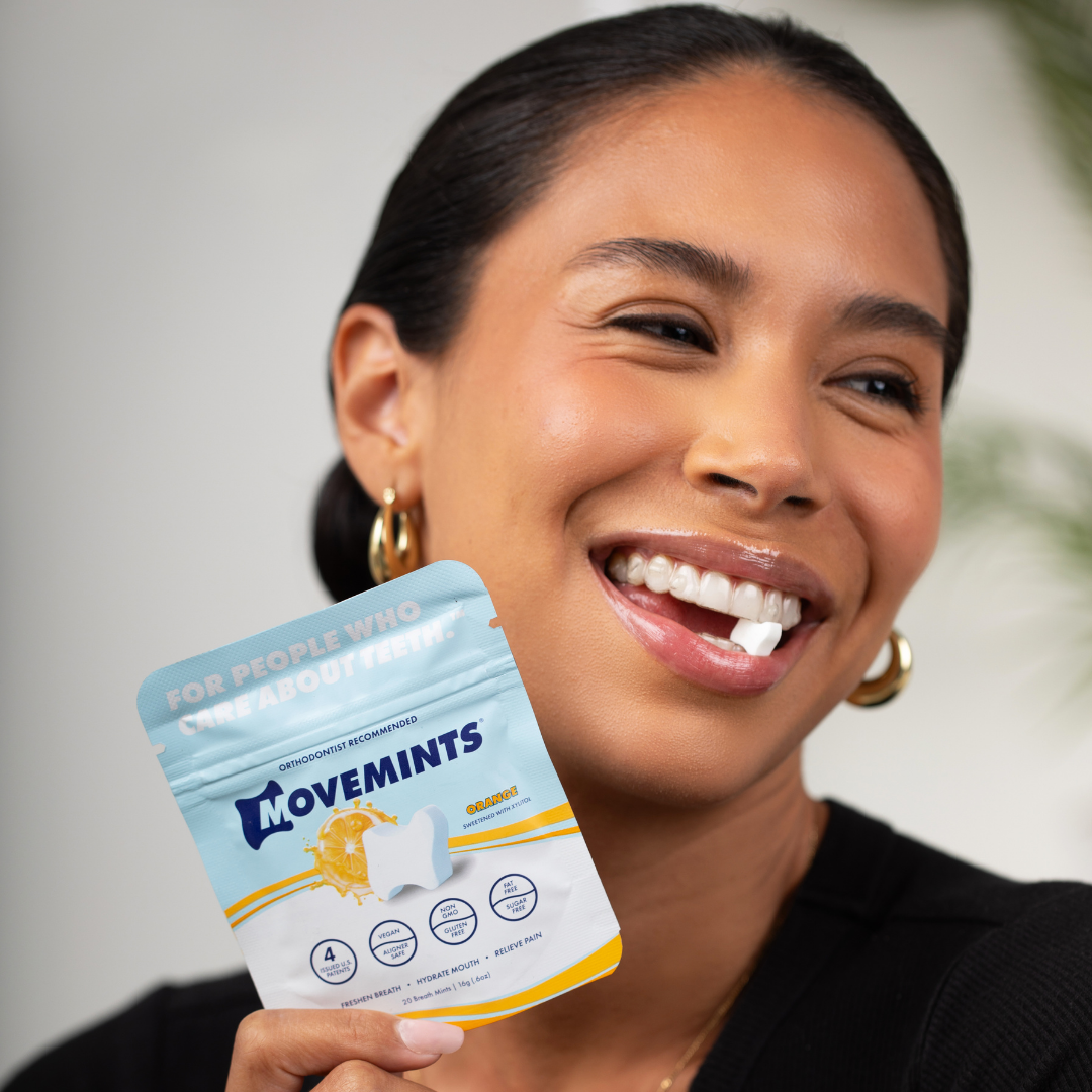 Movemints Breath Mints for Aligners | Orange