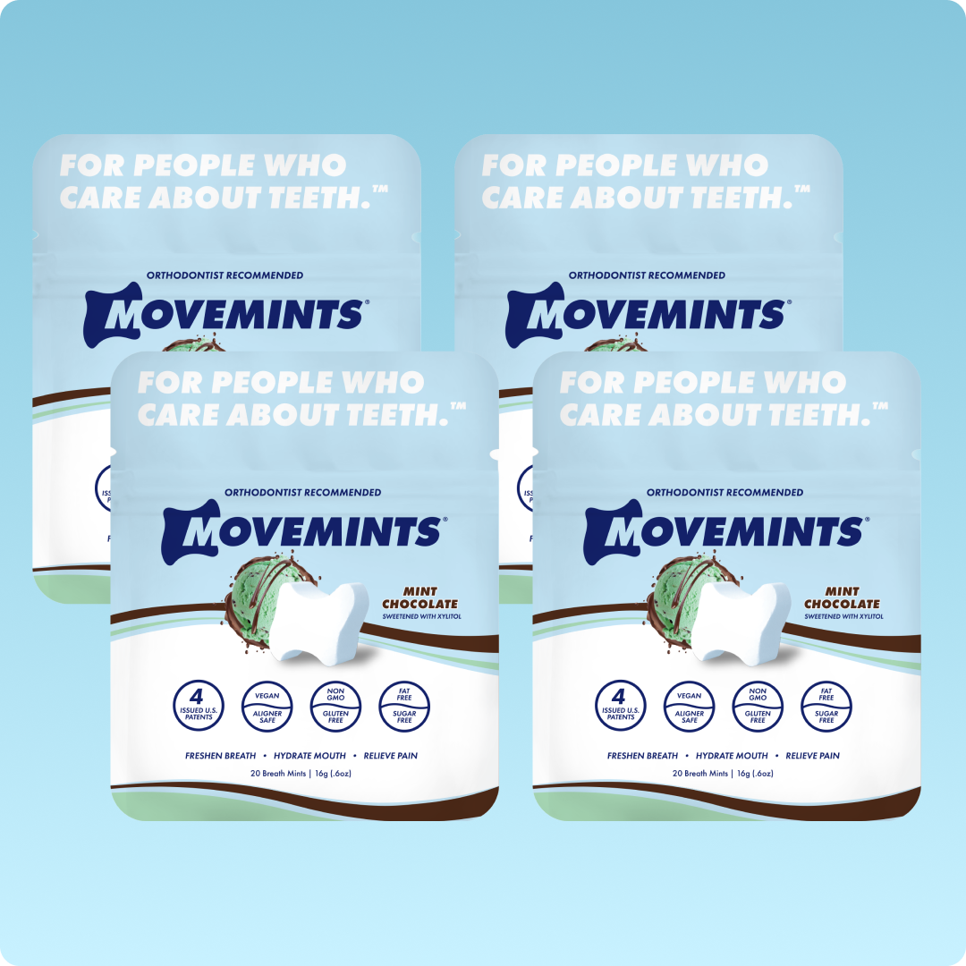 Movemints Breath Mints for Aligners | Mint Chocolate