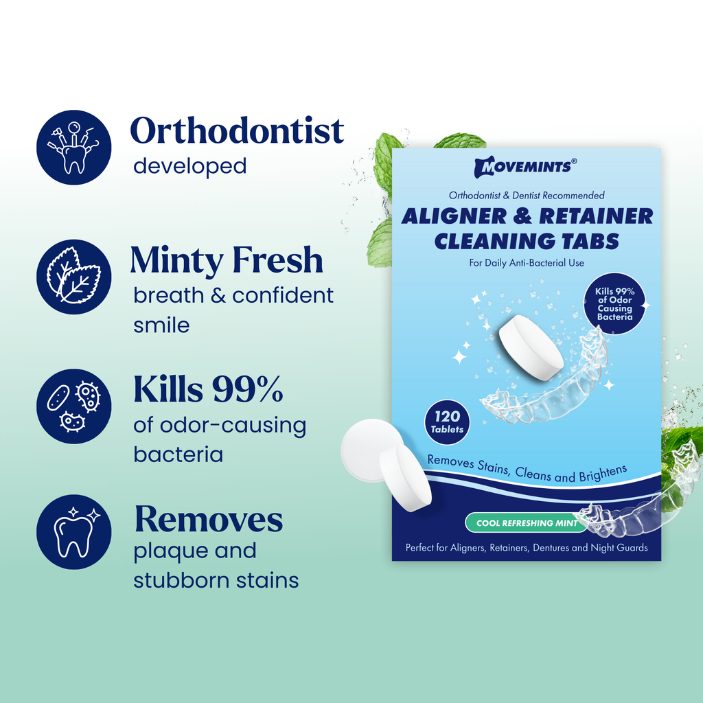 Aligner & Retainer Cleaning Tabs for Providers - Case of 34