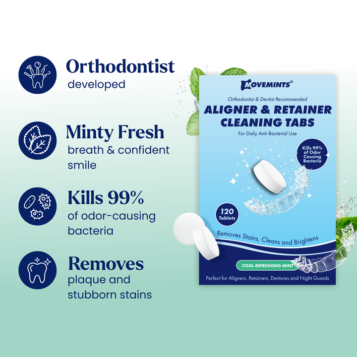 Aligner & Retainer Cleaning Tabs for Providers - Case of 34