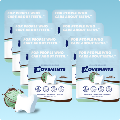 Movemints Breath Mints for Aligners | Mint Chocolate