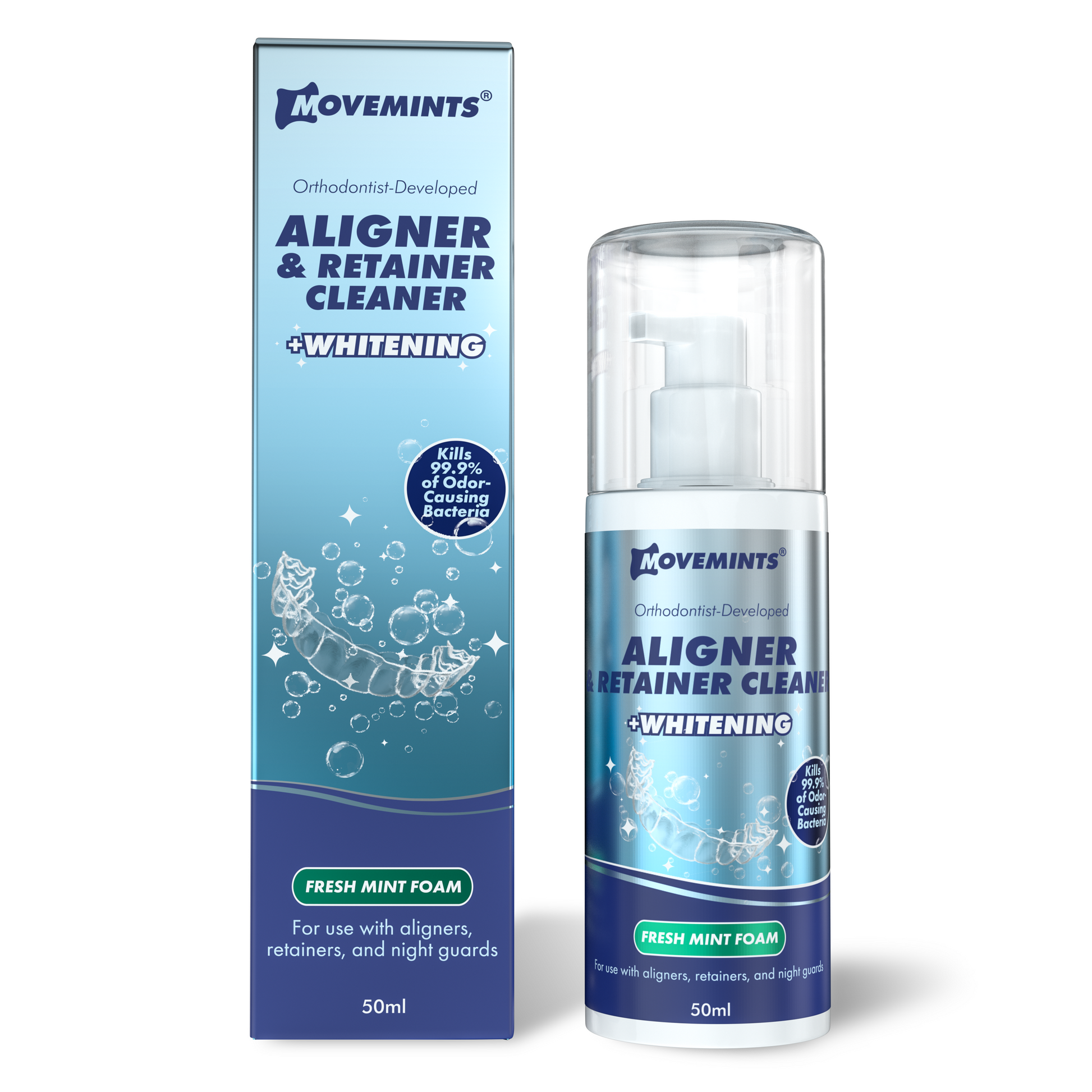 Aligner and Retainer Cleaning Foam