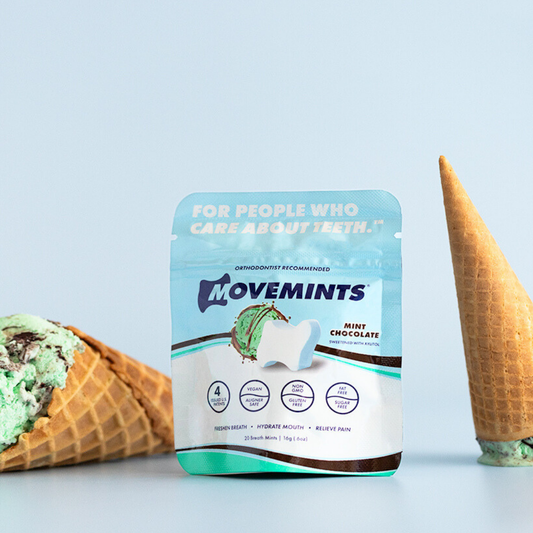 Movemints Breath Mints for Aligners | Mint Chocolate