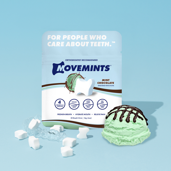 Movemints Breath Mints for Aligners | Mint Chocolate - Movemints